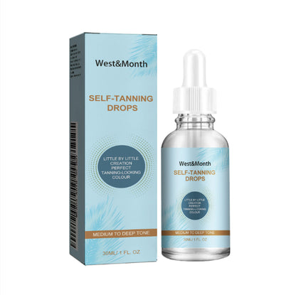 The Black Oil 30ml Sunless Wheat Color Body Lotion Nutrition Moisturizing Tanning Cream
