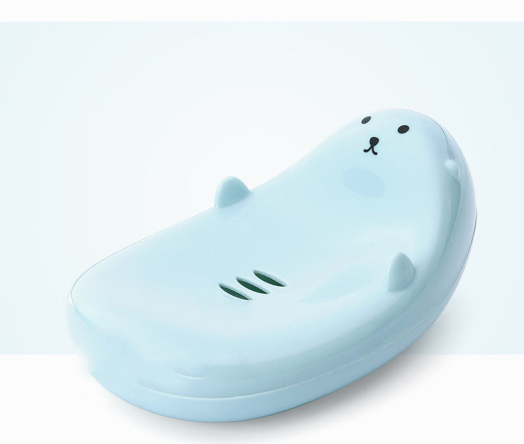 Cartoon Soap Dish Bathroom Drain Soap Holder
