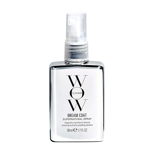 COLOR WOW Dream Coat Anti-Humidity Treatment Spray – Anti-Frizz Hair Smoothing Spray with Built-in Heat Protectant, Award-Winning Leave In Treatment for Glassy Smooth, Shiny Styles up to 3-4 Washes