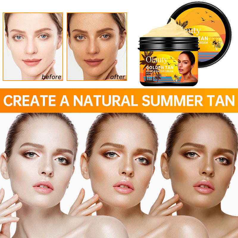 Sun-aid Sun Tanning Cream Bronze Beach Swimming Pool Wheat Color Body Lotion