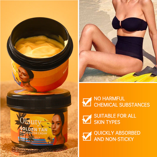 Sun-aid Sun Tanning Cream Bronze Beach Swimming Pool Wheat Color Body Lotion